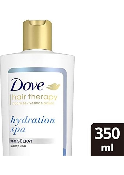 Dove Hair Therapy Sülfatsız Saç Bakım Şampuanı Hydration Spa Nemlendirici 350 ml