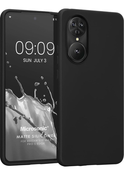 Silicone S19 Max Pro S Edge Kılıf Siyah [S19 Max Pro S Edge ile Uyumlu Kılıf - Siyah]