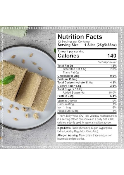 Abdurrahman Tatlıcı Tahin Helvası Sade 300G fiyatları