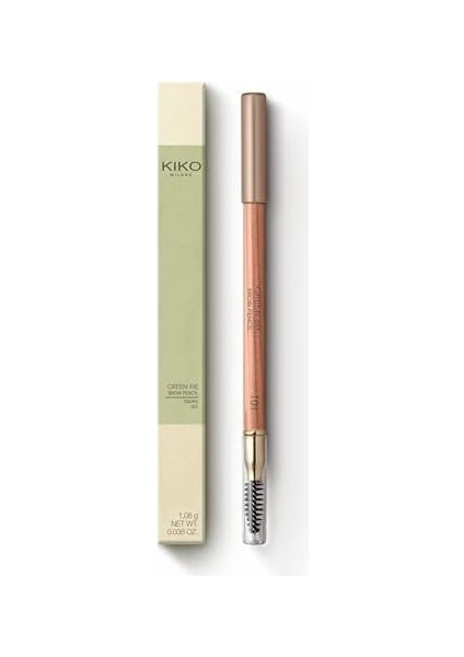 Kiko Milano Kaş Ürünleri - New Green Me Brow Pencil - Edition 2021-101 Taupe fiyatları