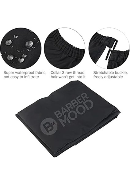 Bm Barber Mood Orjinal Sac Kesim Penuar Önlük Set, Kuaför Penuari, Cocuk Penuari, Beauty Salon Penuari, Cape modelleri