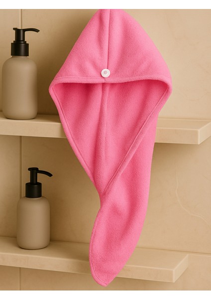 Pamuklu Saç Kurutma Bonesi,saç Kurutma Havlusu | Yumuşak ve Süper Emici | Düğmeli | modelleri