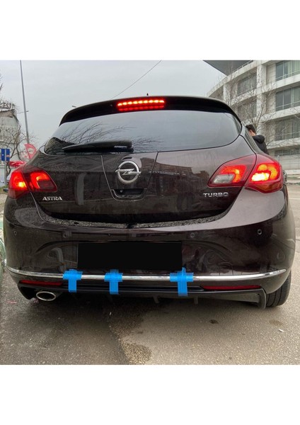 Opel Astra J Hb Makyajlı Rieger Difüzör 2012-2015 Uyumlu Parlak Siyah