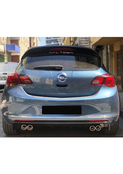 Opel Astra J Hb Makyajlı Rieger Difüzör 2012-2015 Uyumlu Parlak Siyah fırsatları