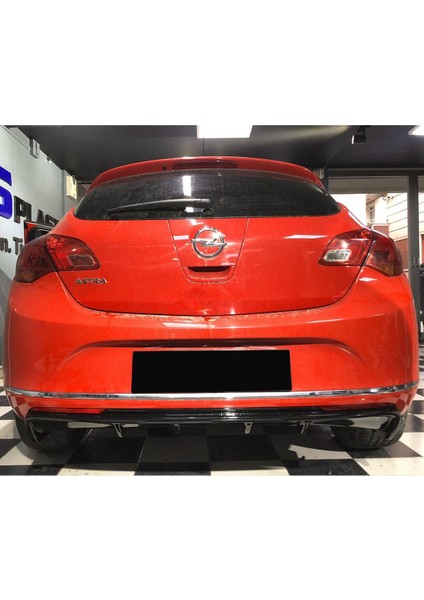 Opel Astra J Hb Makyajlı Rieger Difüzör 2012-2015 Uyumlu Parlak Siyah