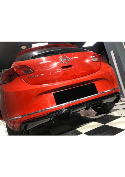 Opel Astra J Hb Makyajlı Rieger Difüzör 2012-2015 Uyumlu Parlak Siyah
