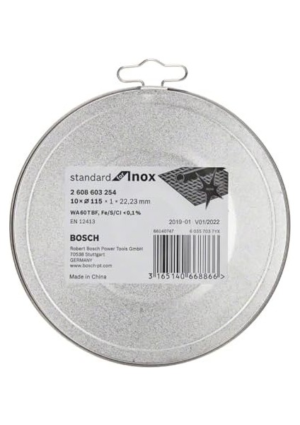 Professional Kesme Diski Düz Inox Için, 2608603254 fiyatları