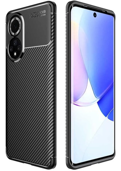 Huawei Nova 9 ile Uyumlu Silikon Kılıf Tpu Negro Silikon Ultra Slim Fit Kılıf Huawei Nova 9 Ile Uyumlu Karbon Delux Kılıf