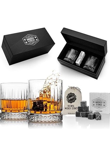Premium Kutulu Glasgow 2'li Viski Kadeh Seti fiyatları