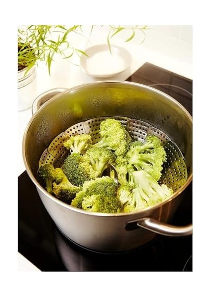 Pişirme Aparatı, Sebze Haşlama, Metal Buharda Pişirici, Katlanabilen Buharda Pişirme Aleti Sağlıklı Yemek Aparatı modelleri