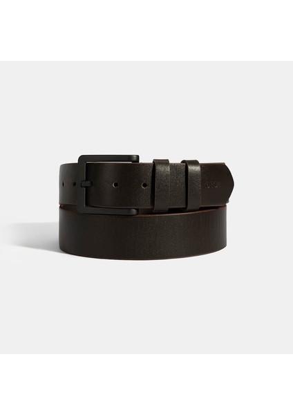 Erkek Kahve Spor Deri Kemer