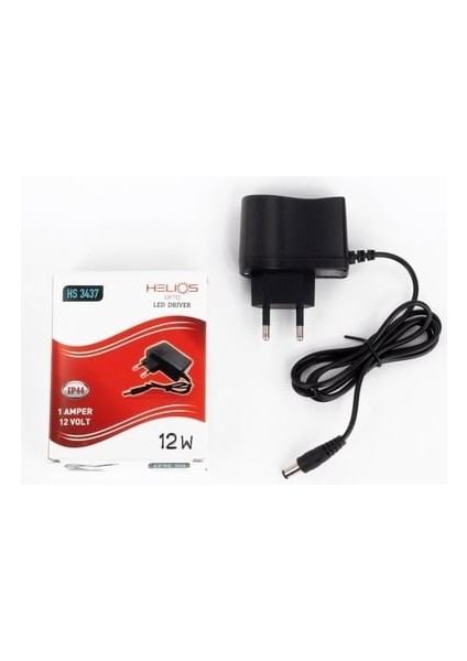 1 Amper Plastik Adaptör 1A-12W Hs 3437