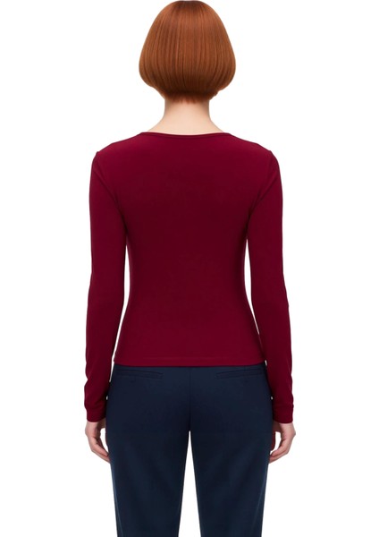 Kadınlar Için Özel Tasarım Aksesuarlı Vücuda Oturan Örme Üst Kaliteli Şık Rahat Modern Zarif modelleri