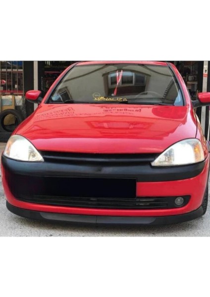 Opel Corsa C 2000-2006 Uyumlu Evrensel 2 Parça Astra H Model Ön Ek Tampon Dili Lip Esnek Karlık fiyatları