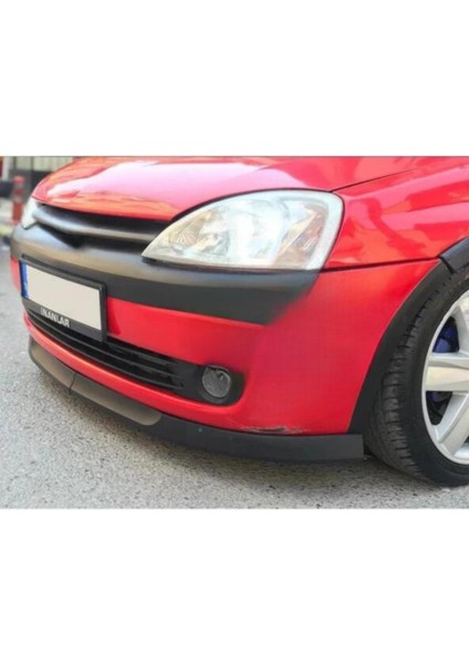 Opel Corsa C 2000-2006 Uyumlu Evrensel 2 Parça Astra H Model Ön Ek Tampon Dili Lip Esnek Karlık modelleri