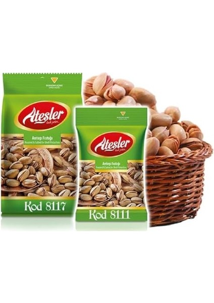 Ateşler Kuruyemiş Antep Fıstığı Premium Doypack 140 gr