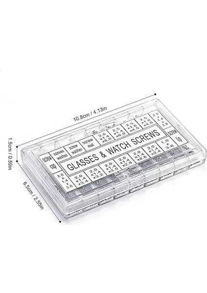 1000 Adet Minik Gözlük Vidası, Paslanmaz Çelik Gözlük Güneş Gözlüğü Vidaları Onarım Seti Minik Vidalar Somun Pul Çeşitleri Gözlük Saatleri Için fırsatları