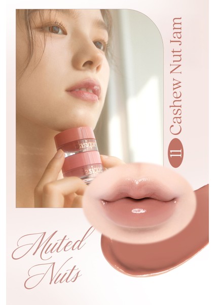 Yoğun Parlaklık Sunan, Meyve Renklerinde Kavanozda Dudak Balmı Dasıque Fruity Lip Jam 11 Cashew Nut fiyatları