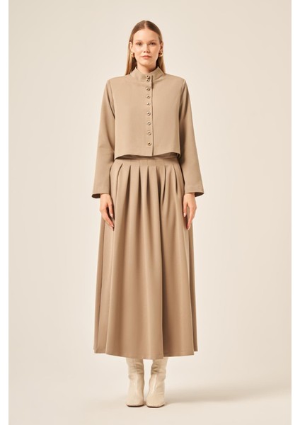 Kadin Zeus Etekli Takım Beige 31207 fiyatları