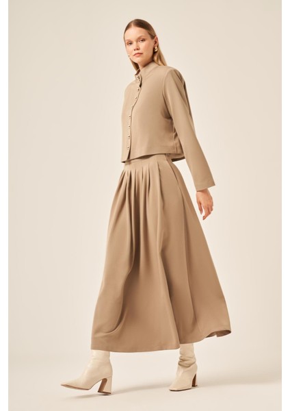 Kadin Zeus Etekli Takım Beige 31207 fırsatları
