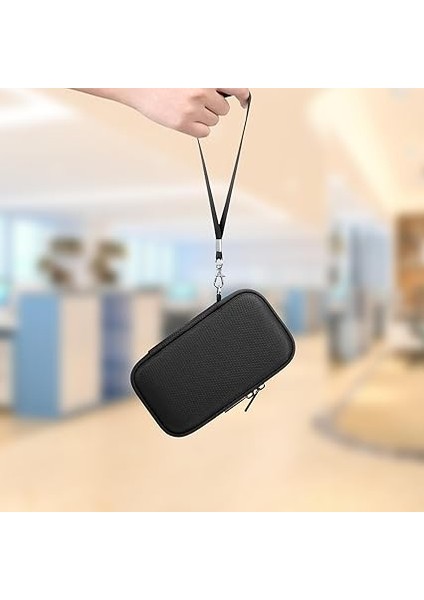 Sabit Disk Taşıma Çantası Için Sandisk Extreme Pro With Usb4 Portable SSD 2tb 4tb Usb-C External Solid State Drive Eva Şok Geçirmez Koruyucu Depolama Seyahat Çantası, Siyah fırsatları