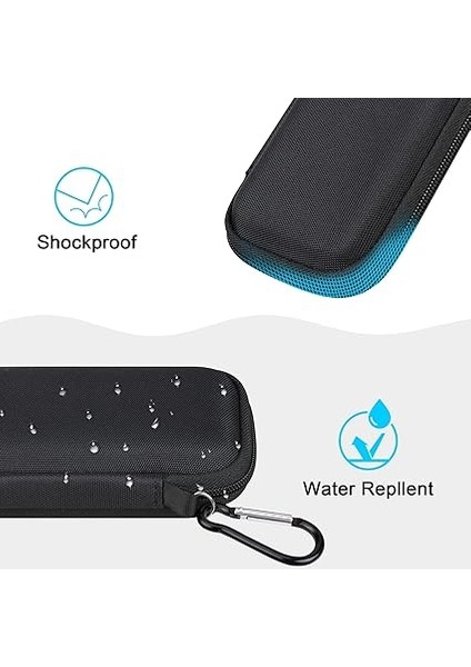 Sabit Disk Taşıma Çantası Için Sandisk Extreme Pro With Usb4 Portable SSD 2tb 4tb Usb-C External Solid State Drive Eva Şok Geçirmez Koruyucu Depolama Seyahat Çantası, Siyah indirimleri