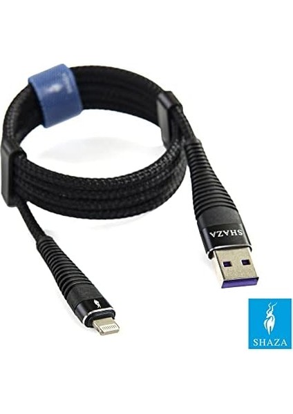 5A 100 W Örgülü Hızlı Şarj ve Kablosu 3 Metre, Siyah fiyatları