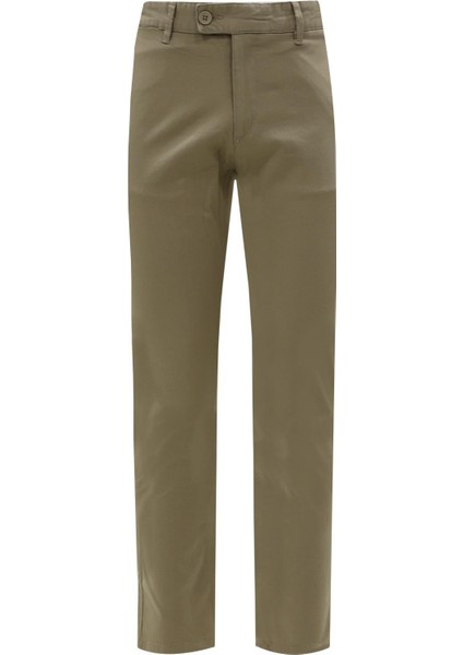 Koyu Bej Comfort Fit Chino Pantolon fırsatları