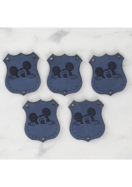 Loren Crafts Figürlü Deri Arma 5 Adet - 1577