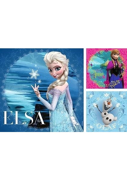 92697 Frozen 3'lü 49 Parça Yapboz fırsatları