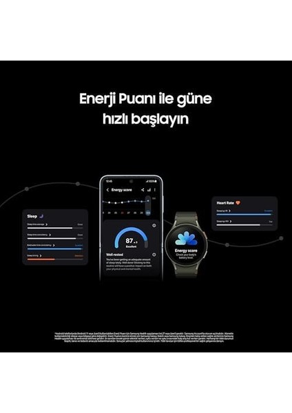 Galaxy Watch7 Akıllı Saat, Yeşil, 44MM, Bluetooth, Uyku Koçluğu, Fitness Takibi (Türkiye Garantili) modelleri