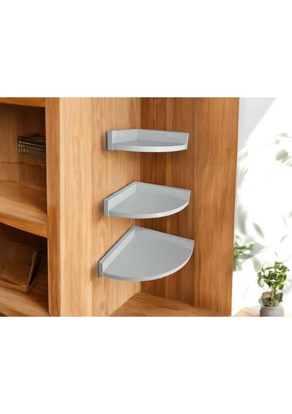 3'lü Üçgen Köşe Raf 31 x 26 x 23