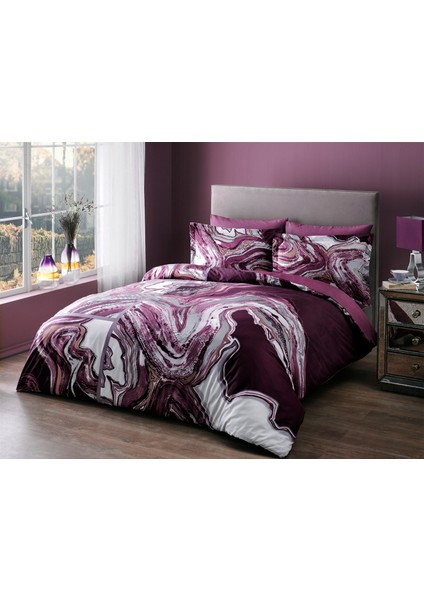 Saten Delüx Çift Kişilik Nevresim Takımı