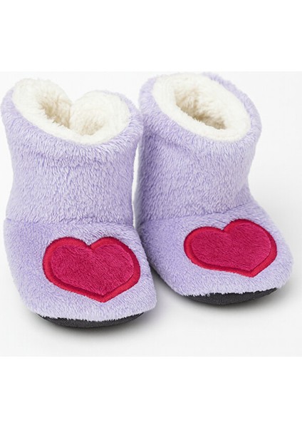 Çocuk Panduf, Bebek Ev Botu, Hayvan Desenli Sevimli Nakışlı Bebek Panduf