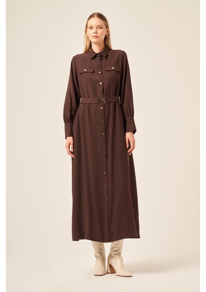 Kadın Tensel Elbise Acı Kahve 31213 modelleri