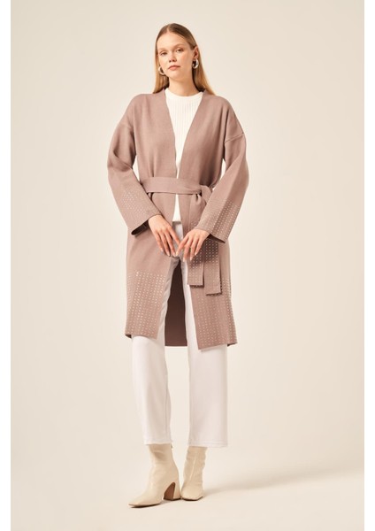 Ftz Kadın Taş Detaylı Giycık Sütlü Kahve 20833 indirimleri