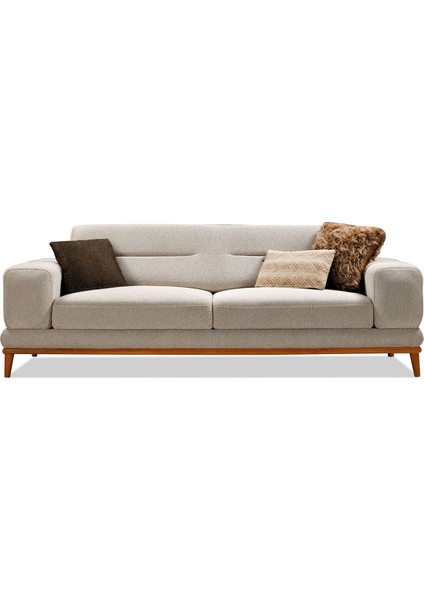 Sante Üçlü Koltuk Krem