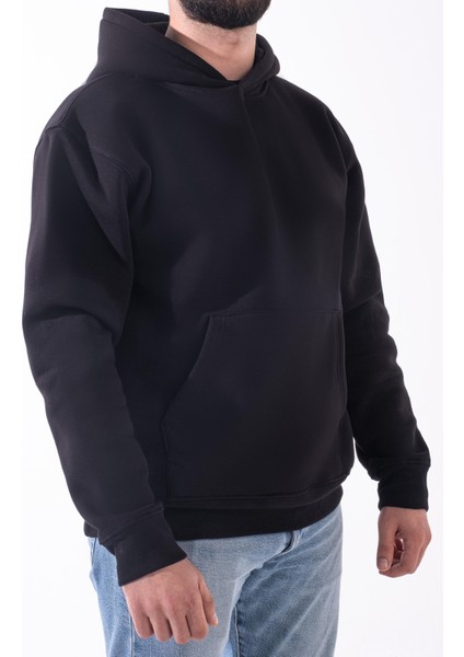 Unisex Siyah Oversize Sweatshirt fırsatları