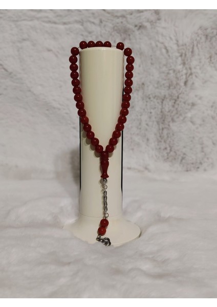 Kırmızı Küre Kesim Toz Kehribar Tesbih fırsatları