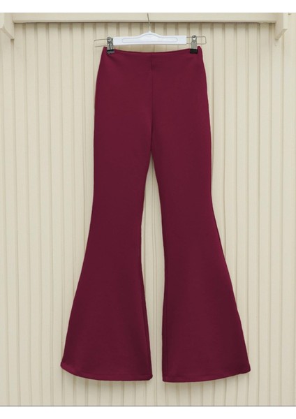 Ispanyol Paça Scuba Kumaş Pantolon