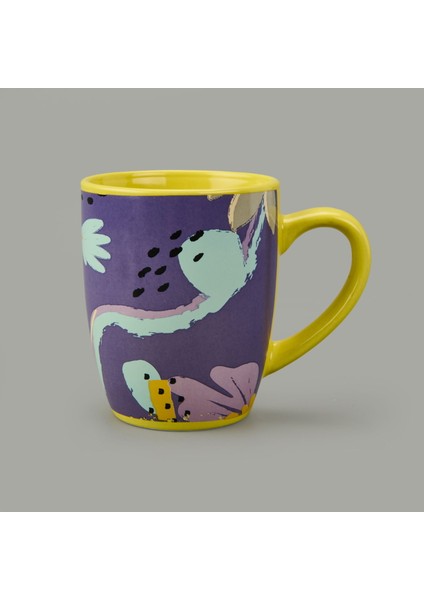 Çiçekli Kupa - Asorti - 350 ml