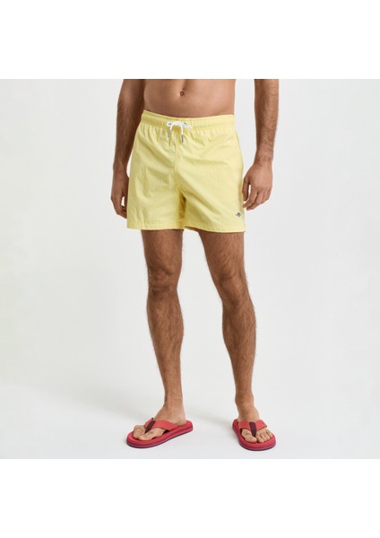 Erkek Sarı Regular Fit Mayo Şort fiyatları