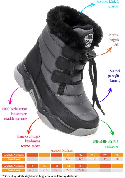 Alison Bağcıklı Kız Çocuk Kar Botu fiyatları