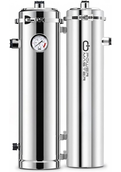 PM-28654 Ana Hat Su Arıtma Sistemi 10.000 L/saat Paslanmaz Çelik Gövdeli Yıkanabilir Uf-Pvdf Filtreli