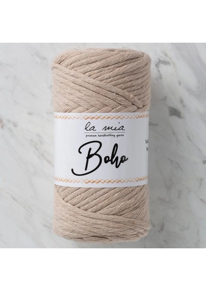 Leyloş Boho Açık Bej Büküm Makrome Ipi - L049 - 33984