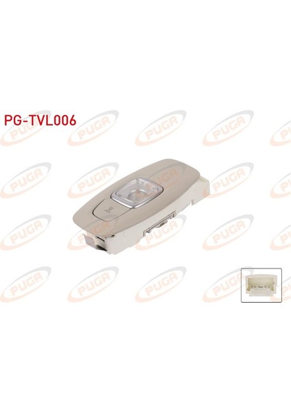 PUGA-PG-TVL006 - Tavan Lambası (Orjınal) Megane Iv