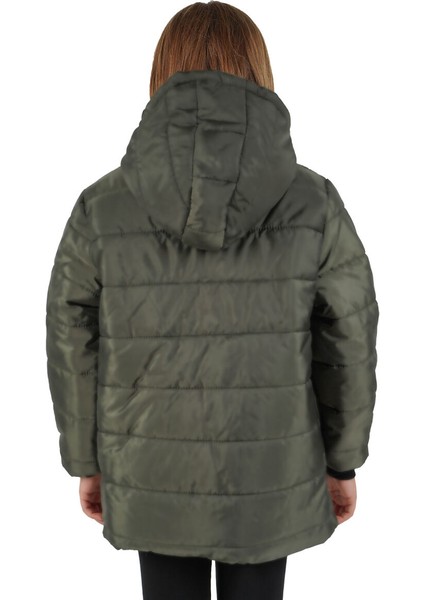 İçi Kürklü Su ve Rüzgar Geçirmez Kapüşonlu Kız Çocuk Mont fırsatları