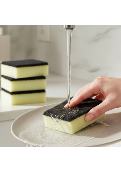 Klasir Ekonomik 9 x 7 cm Sarı Siyah Düz Bulaşık Süngeri modelleri