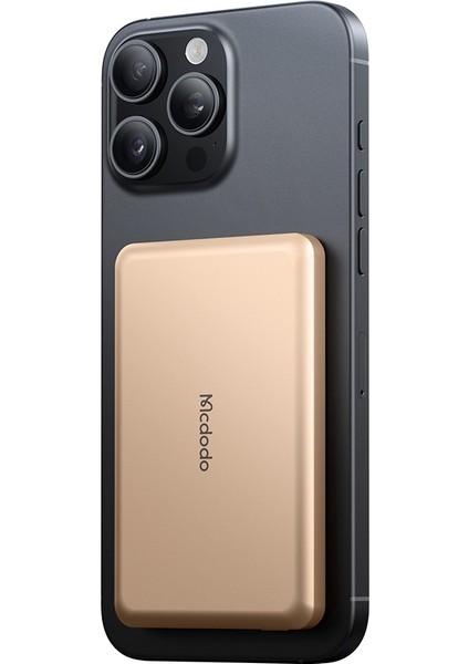 MC-4642 5000MAH 20W Metal Ultra Ince Manyetik Kablosuz Powerbank fiyatları