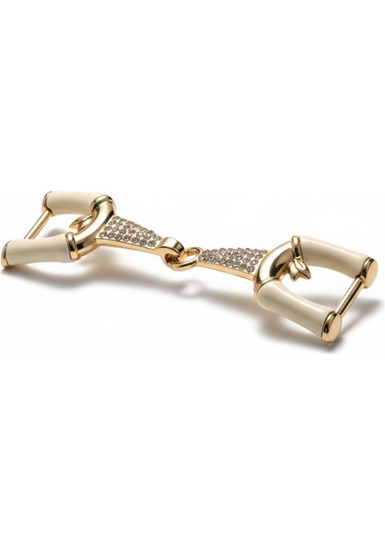 Metal Toka / Taşlı Altın Renkli – Ayakkabı, Çanta, Kemer, Dekoratif Aksesuar 7x2 cm modelleri